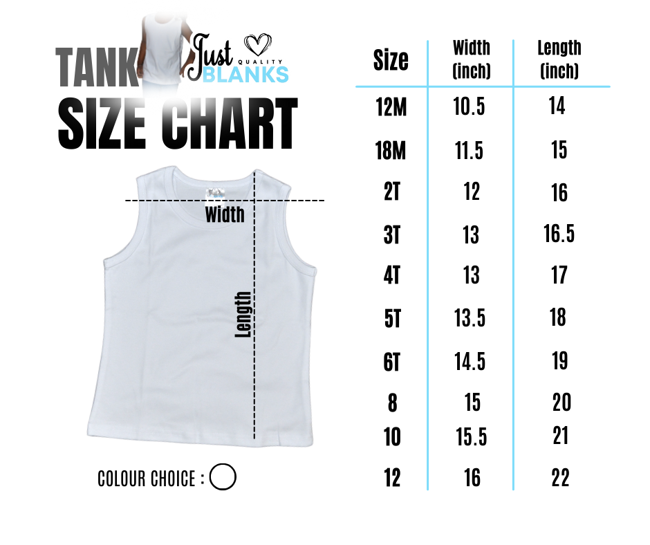 Blank Unisex Cotton Tank