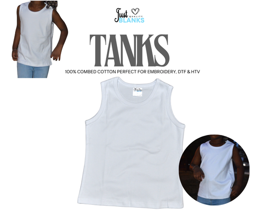 Blank Unisex Cotton Tank