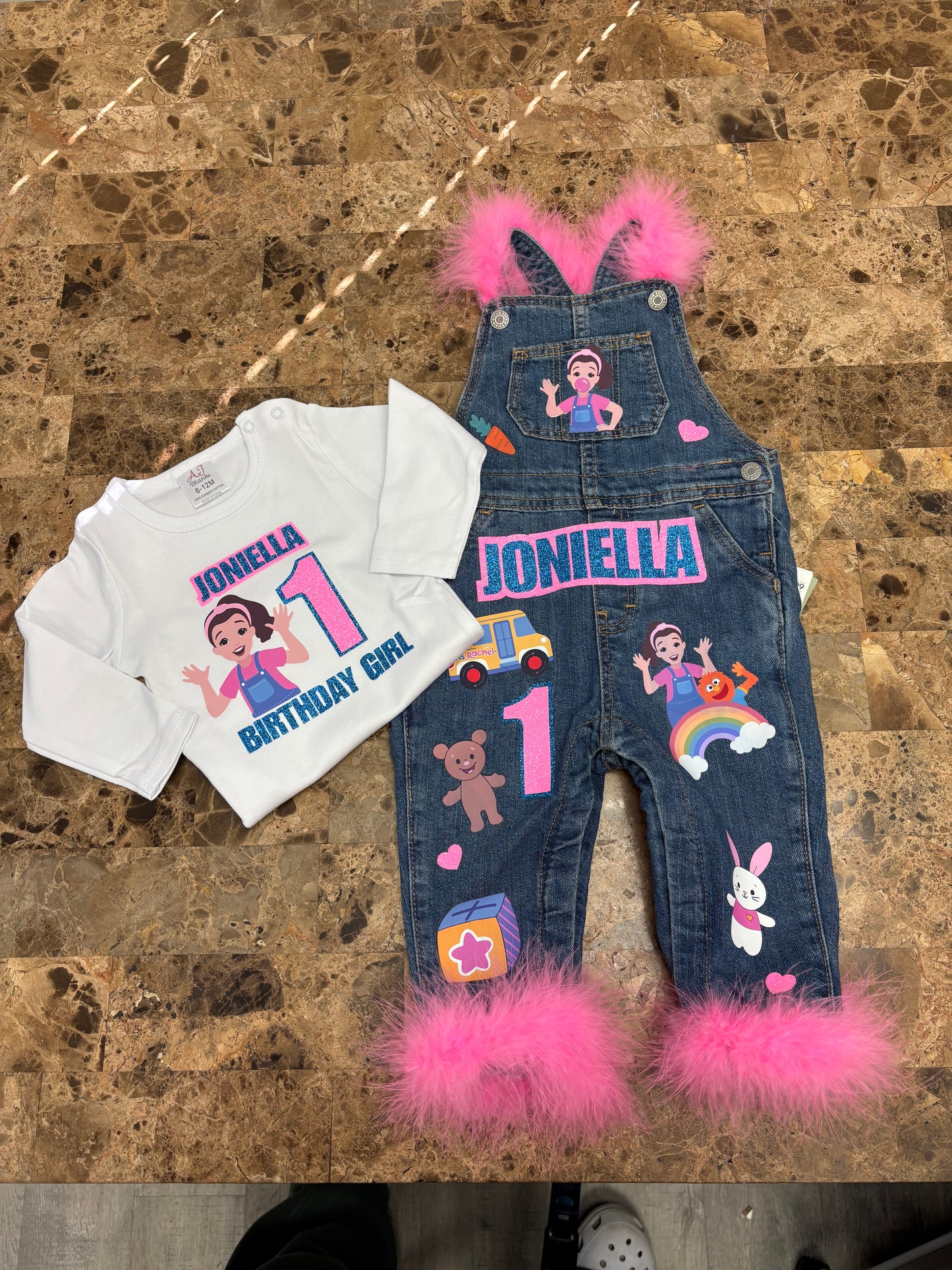 Rachel Themed overalls