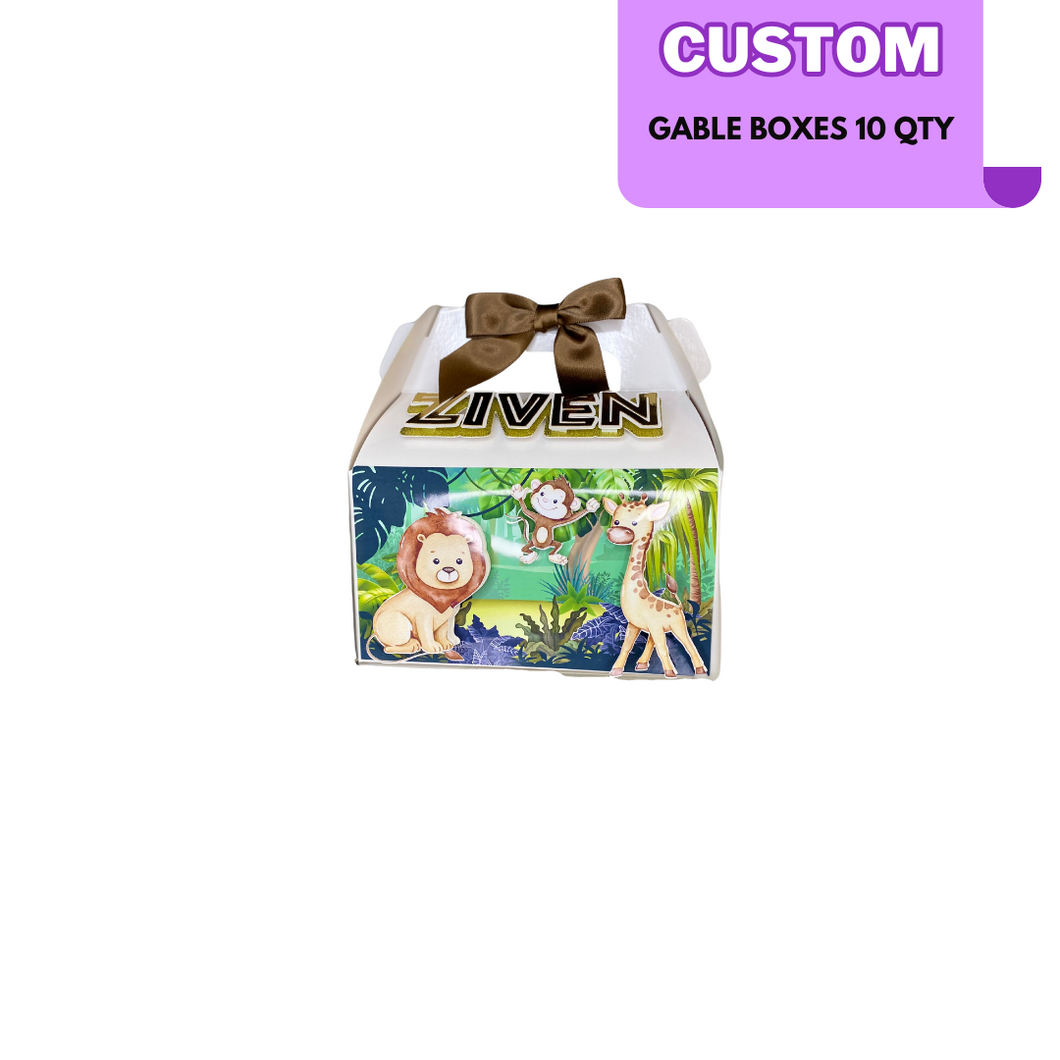 Custom Gable Boxes 10 QTY