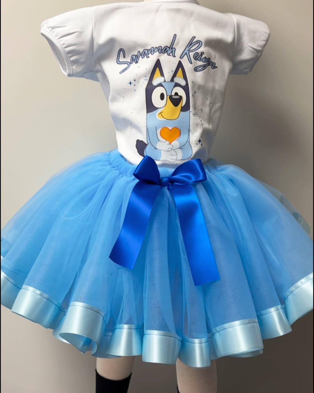 Blue character Tutu outfit