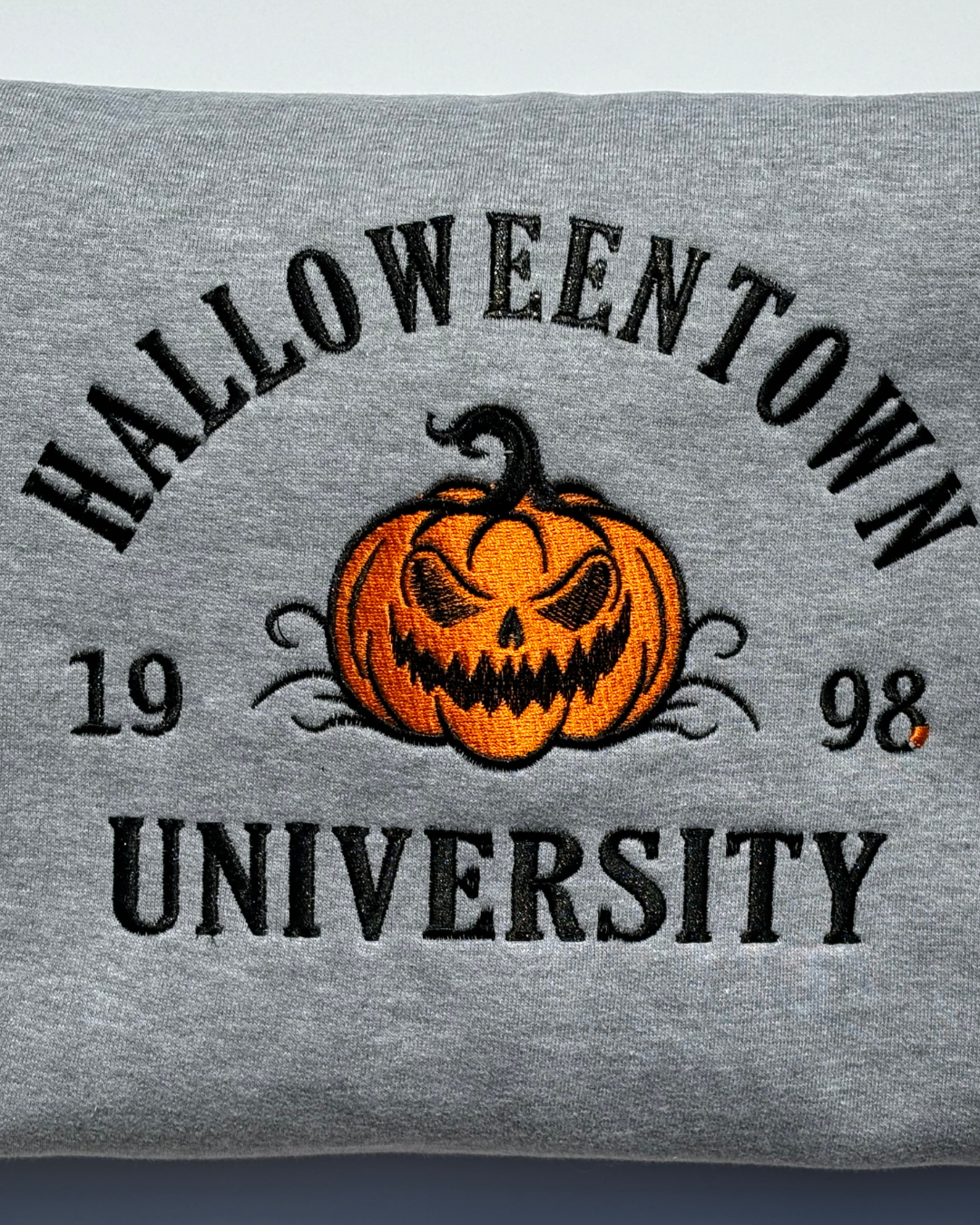 Halloween Town Embroidered Sweatshirt