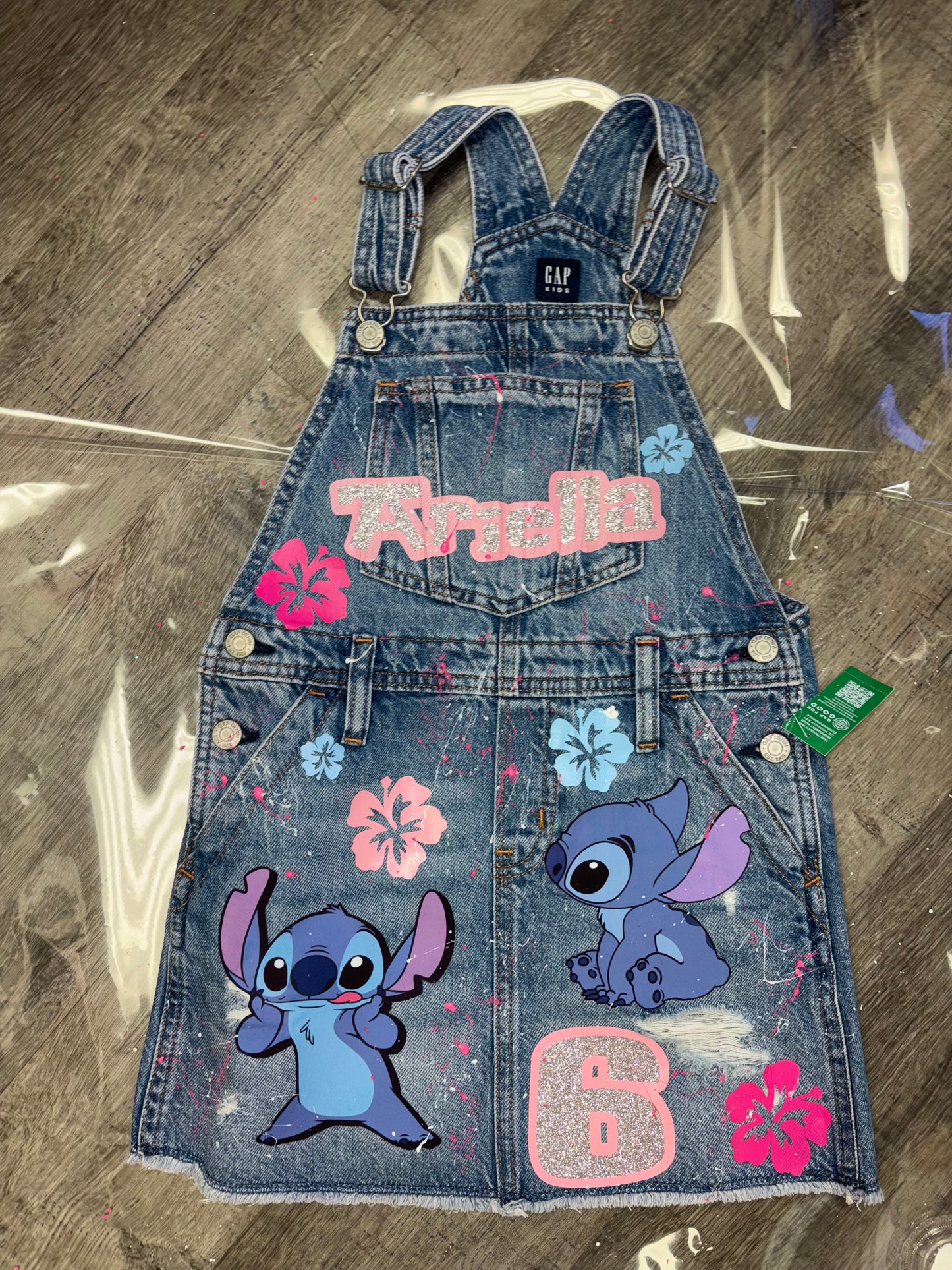 Character themed overalls