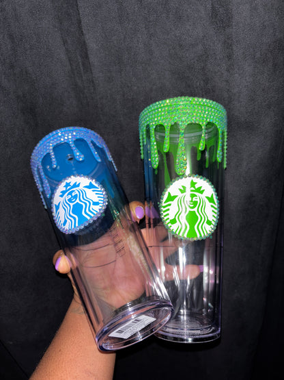 Rhinestone Drip tumbler