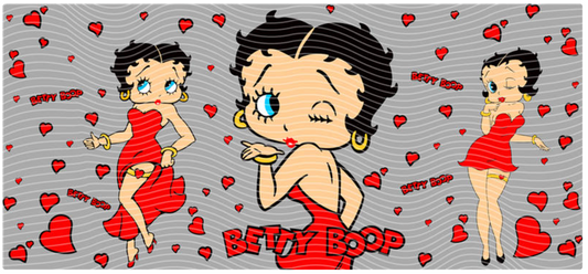 UV DTF-Red Cartoon