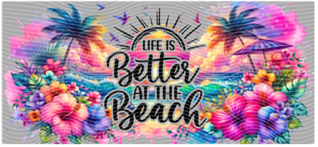UV DTF- Beach