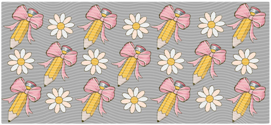 UV DTF- Pencil Daisy